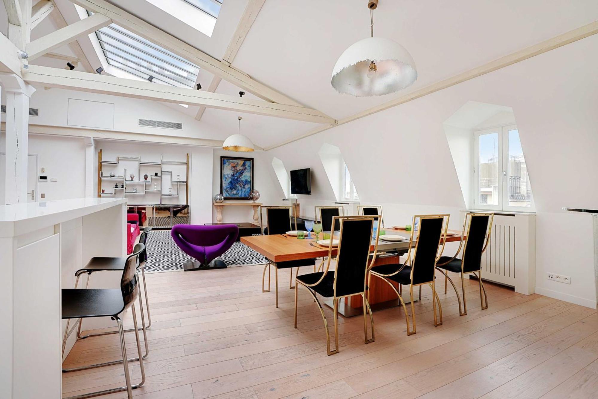 Designer Loft - 2bd-6p- Arc De Triomphe * Parijs